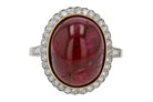 GIA Certified 17.15 Carat Unheated Ruby Ring