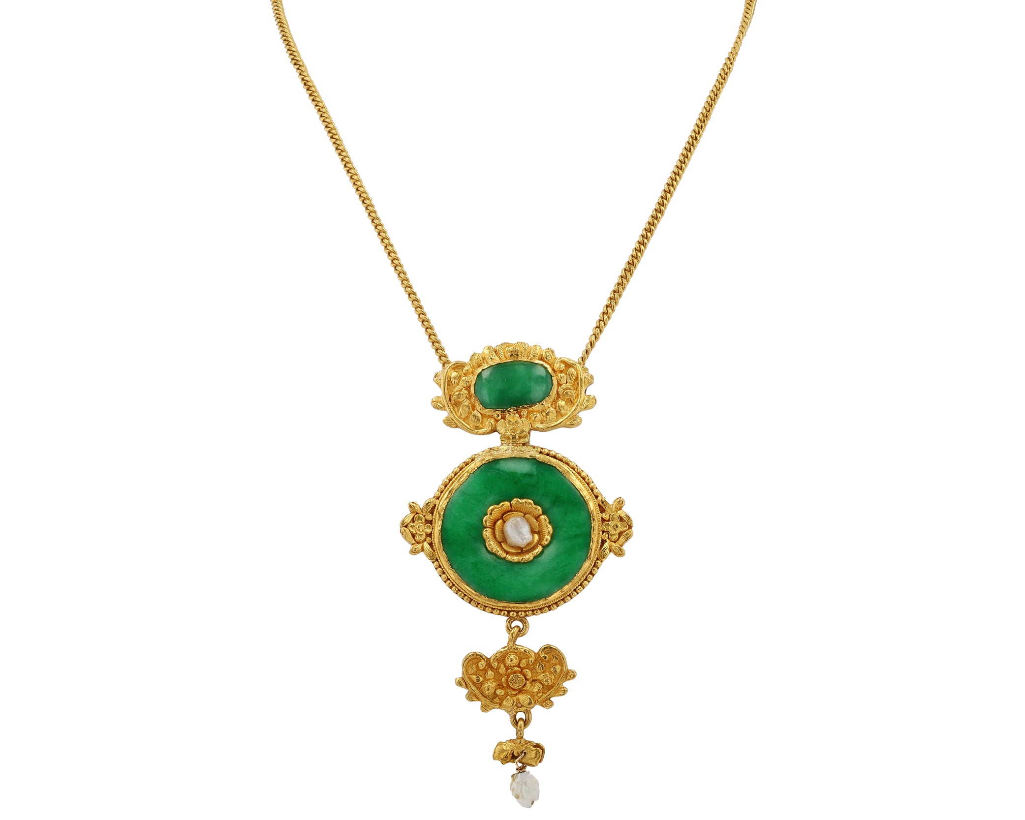 Antique Jade Necklace