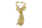18K Gold Deer Pin