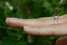 GIA Certified 3 Carat Pigeon Blood Burma Ruby Engagement Ring