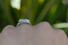 3.50 Carats Double Diamond Art Deco Engagement Ring
