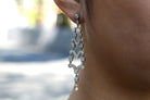 Art Deco Style 4 Carat Diamond Chandelier Earrings