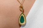 Vintage 5 Carat Emerald and Diamond Enhancer Necklace