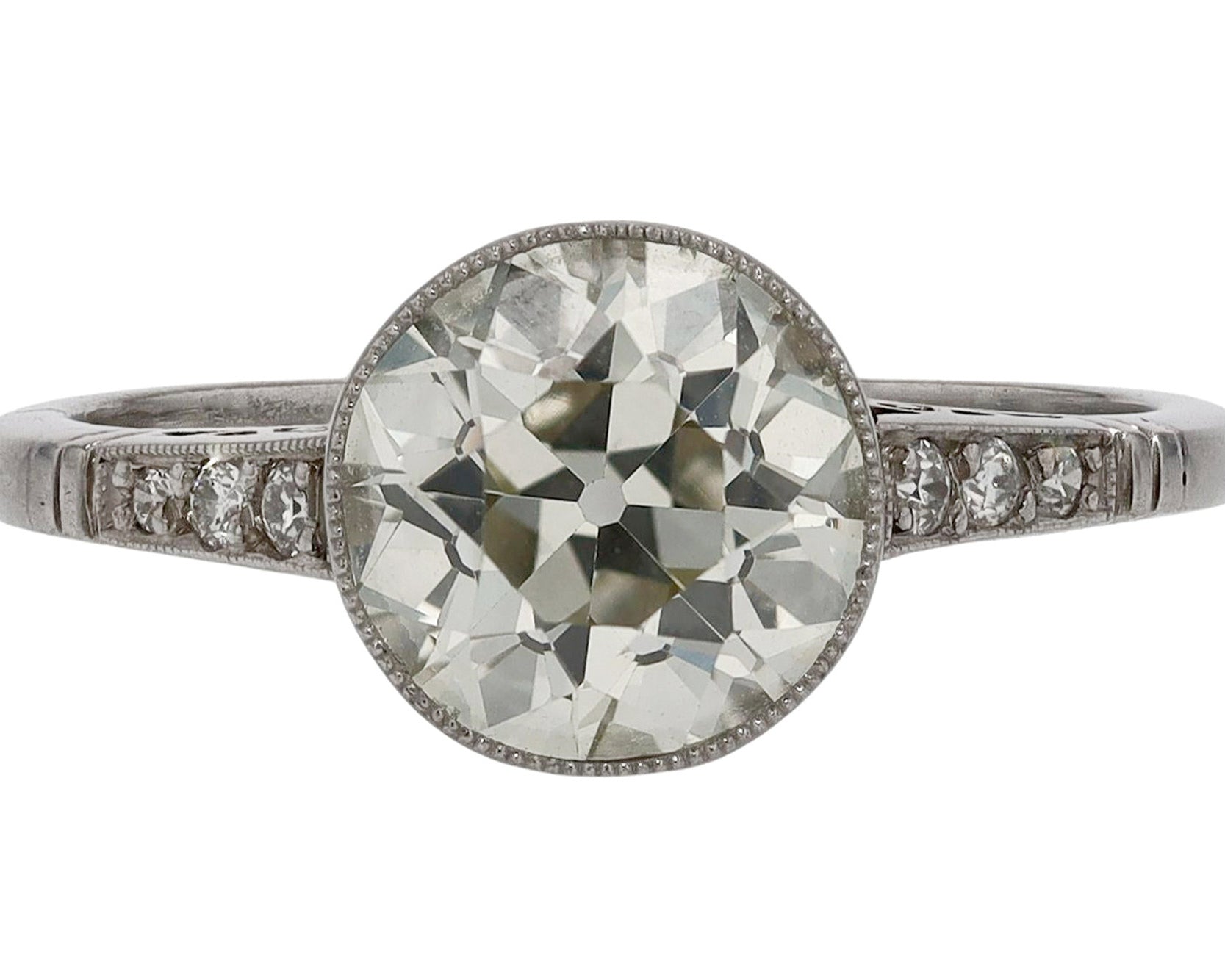 2 Carat Diamond Art Deco Ring