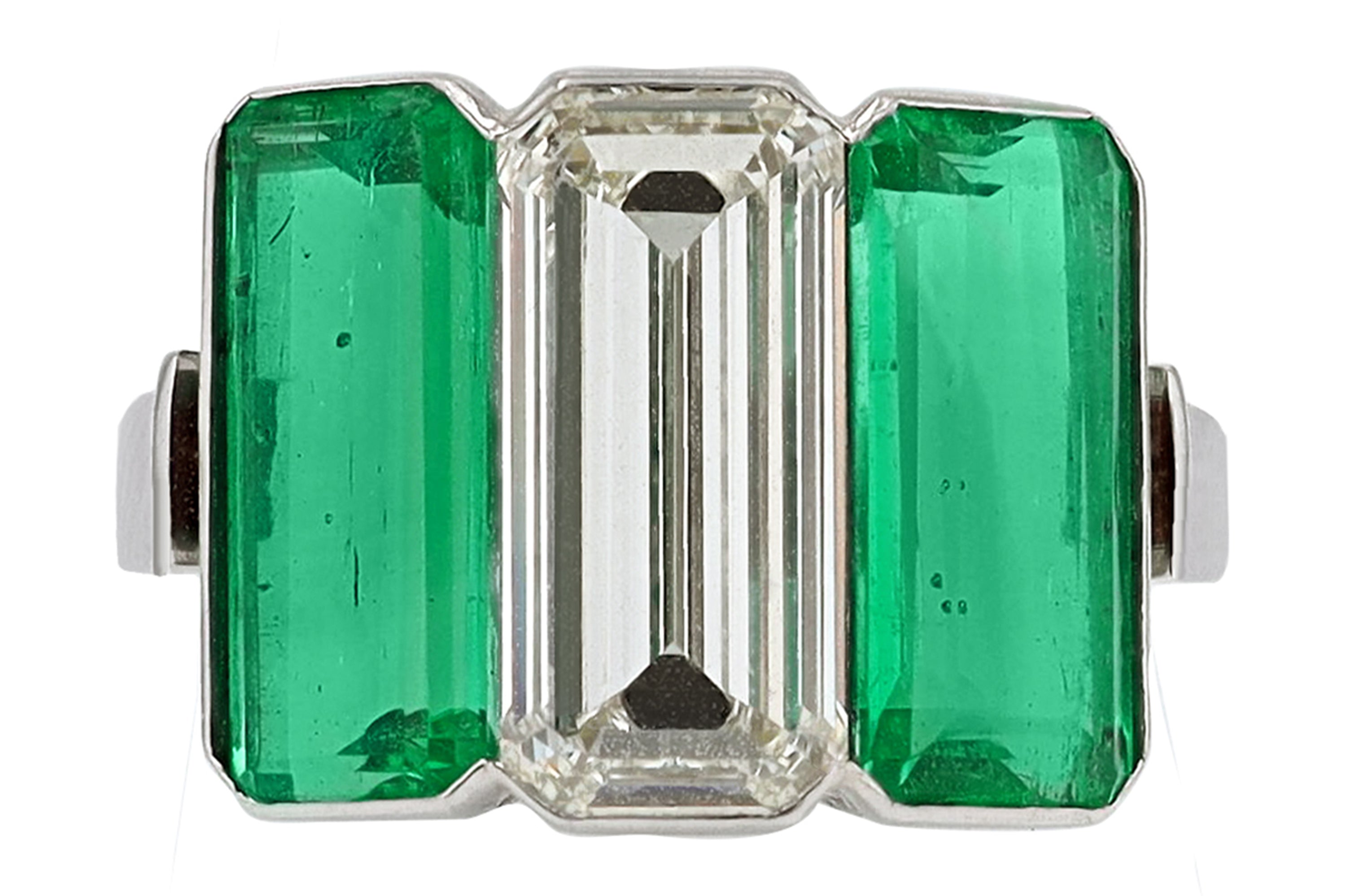 Vintage Emerald Cut Diamond Ring