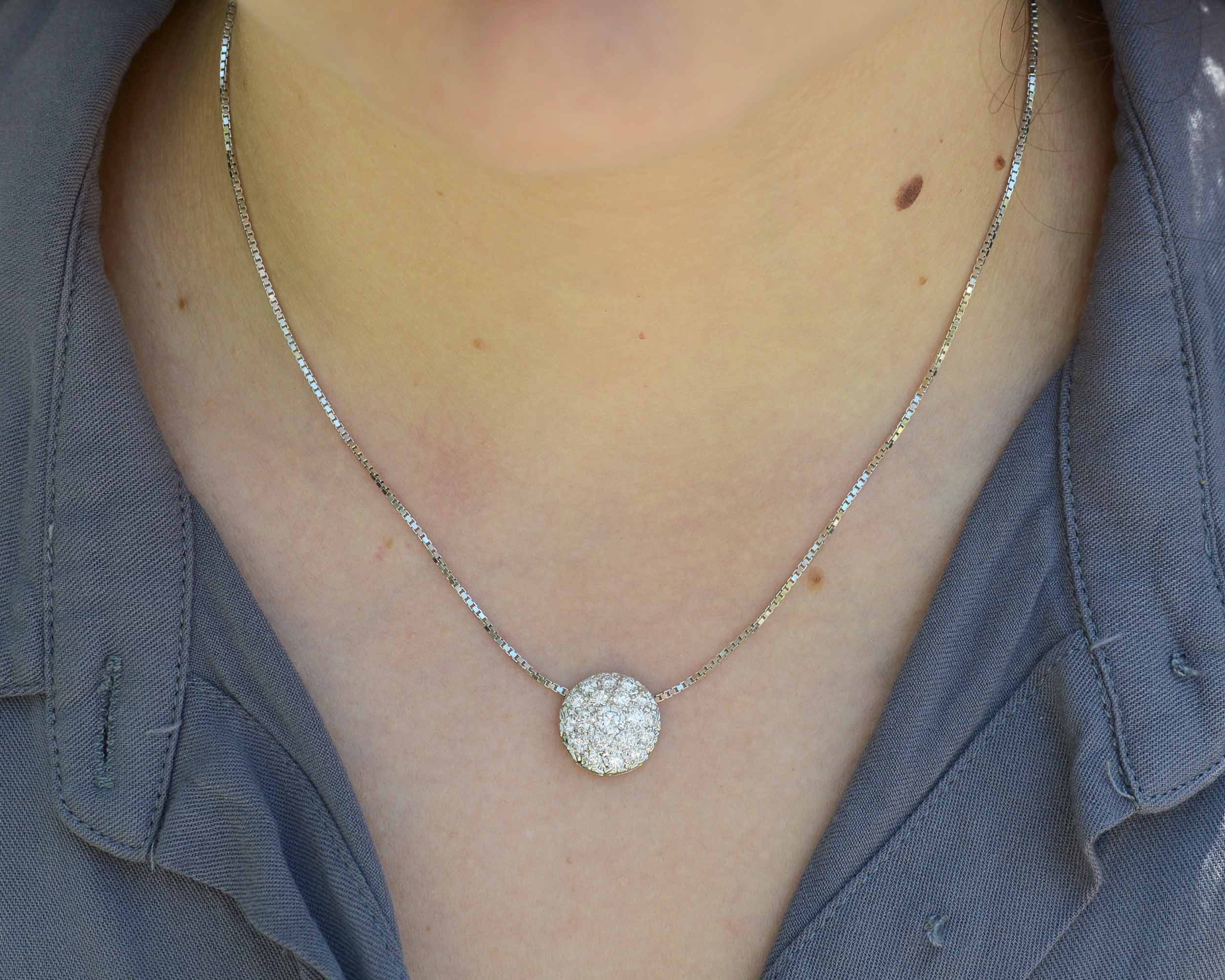 Pavé Diamond Necklace