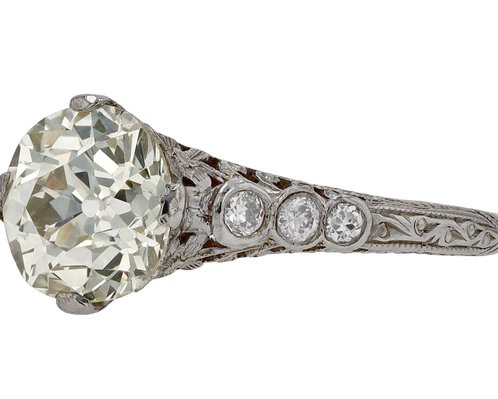 Art Deco 2 Carat Diamond Ring