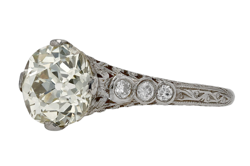 Art Deco 2 Carat Diamond Ring
