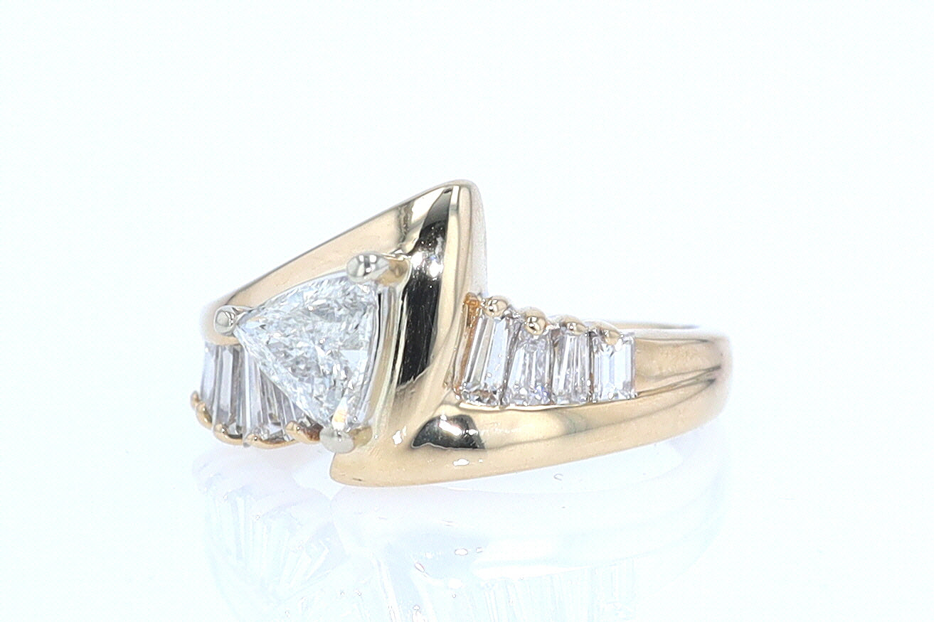 Star Trek Trillion Diamond Engagement Ring