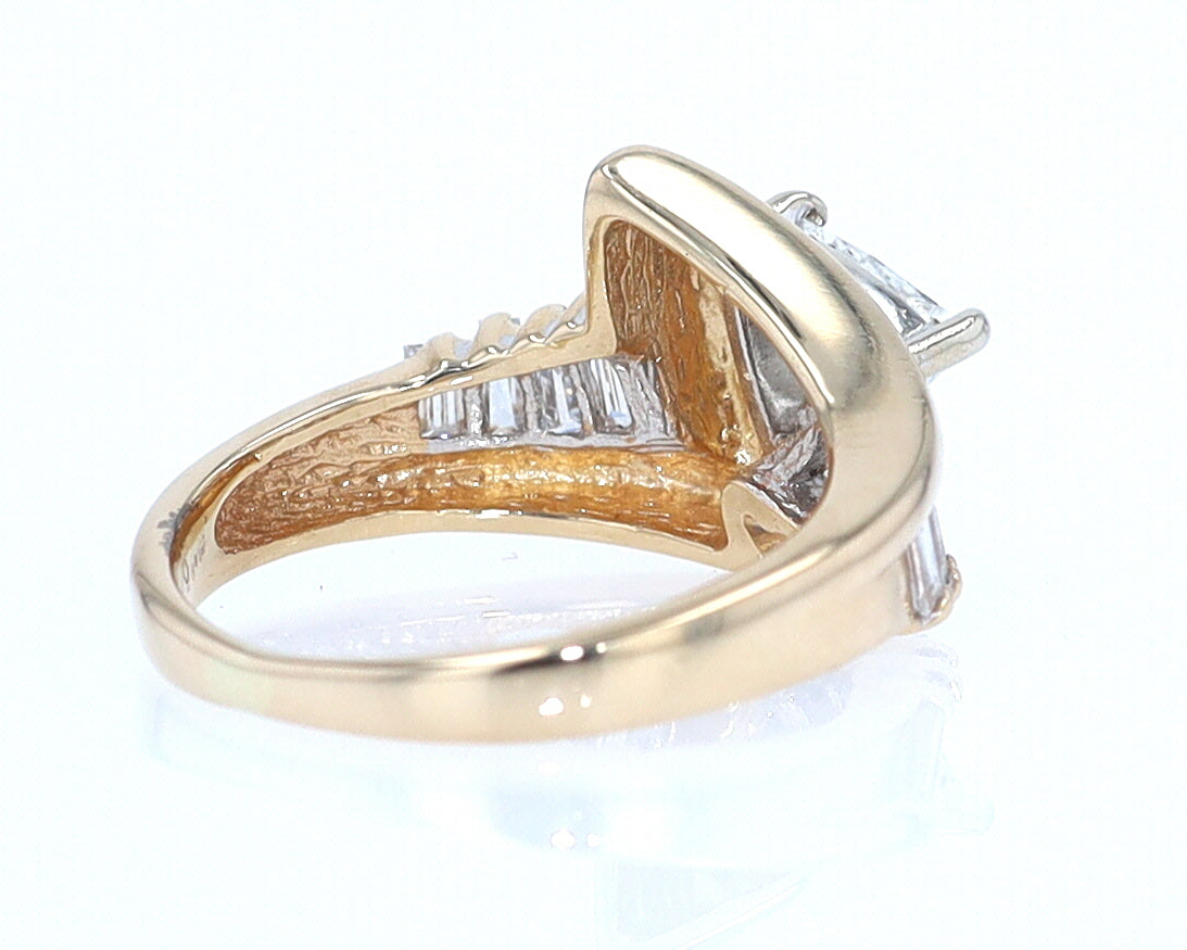 Star Trek Trillion Diamond Engagement Ring