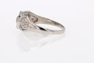 GIA Certified Art Deco 0.53 Carat Diamond Star Engagement Ring