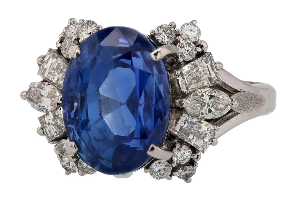GIA Unheated Sapphire Ring