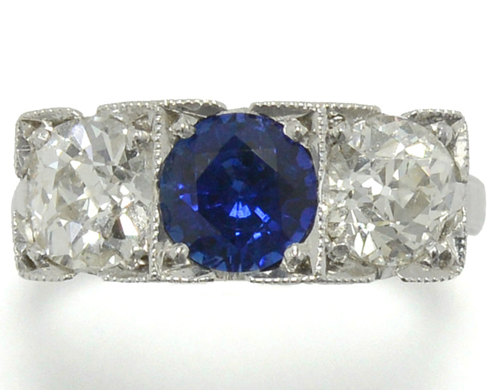 Sapphire Engagement Ring