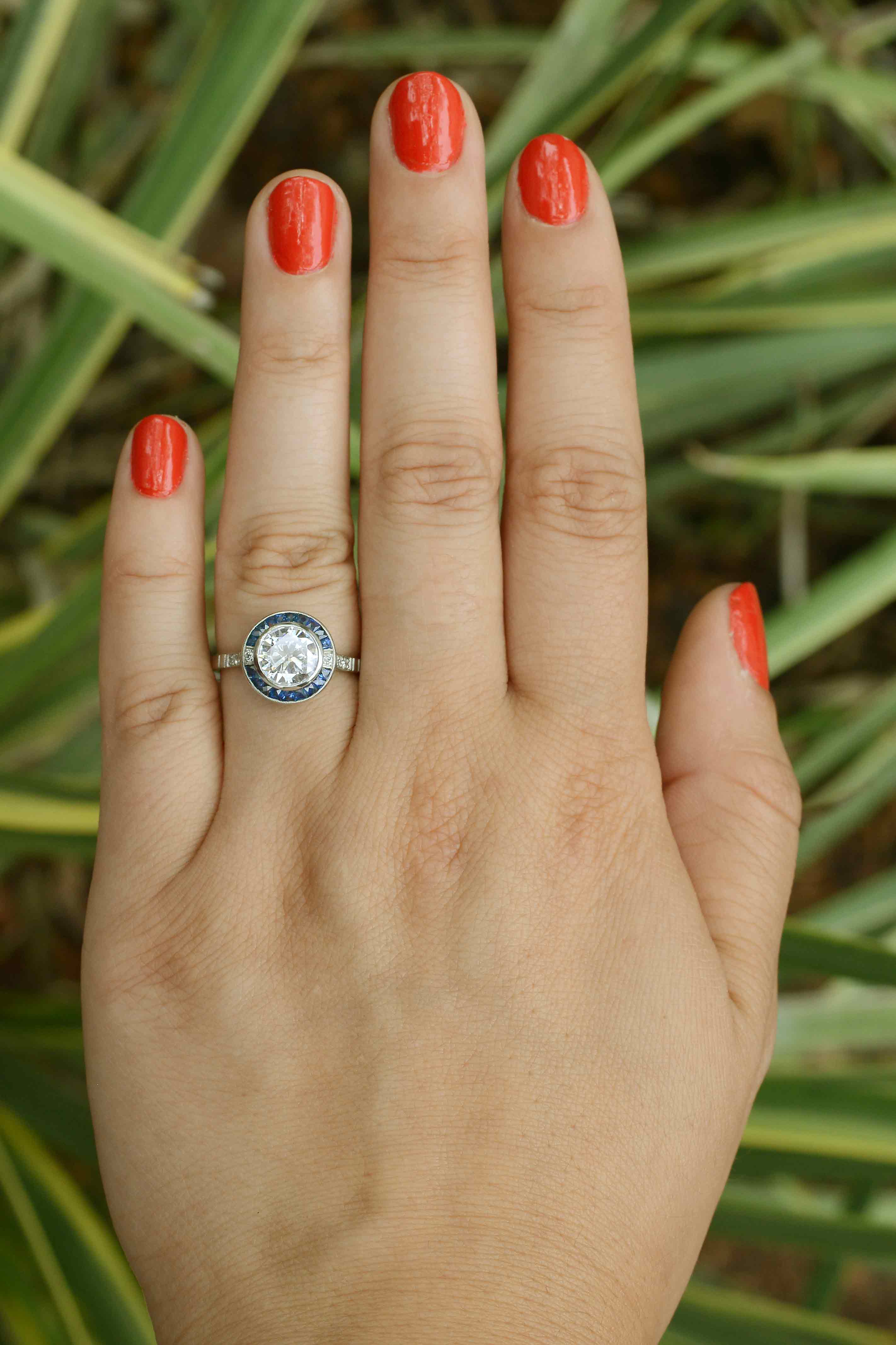 This ring design is a faithful emulation of a 1920's Jazz Age heirloom.
