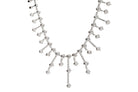 Mid Century Sputnik Starburst Diamond Choker Necklace