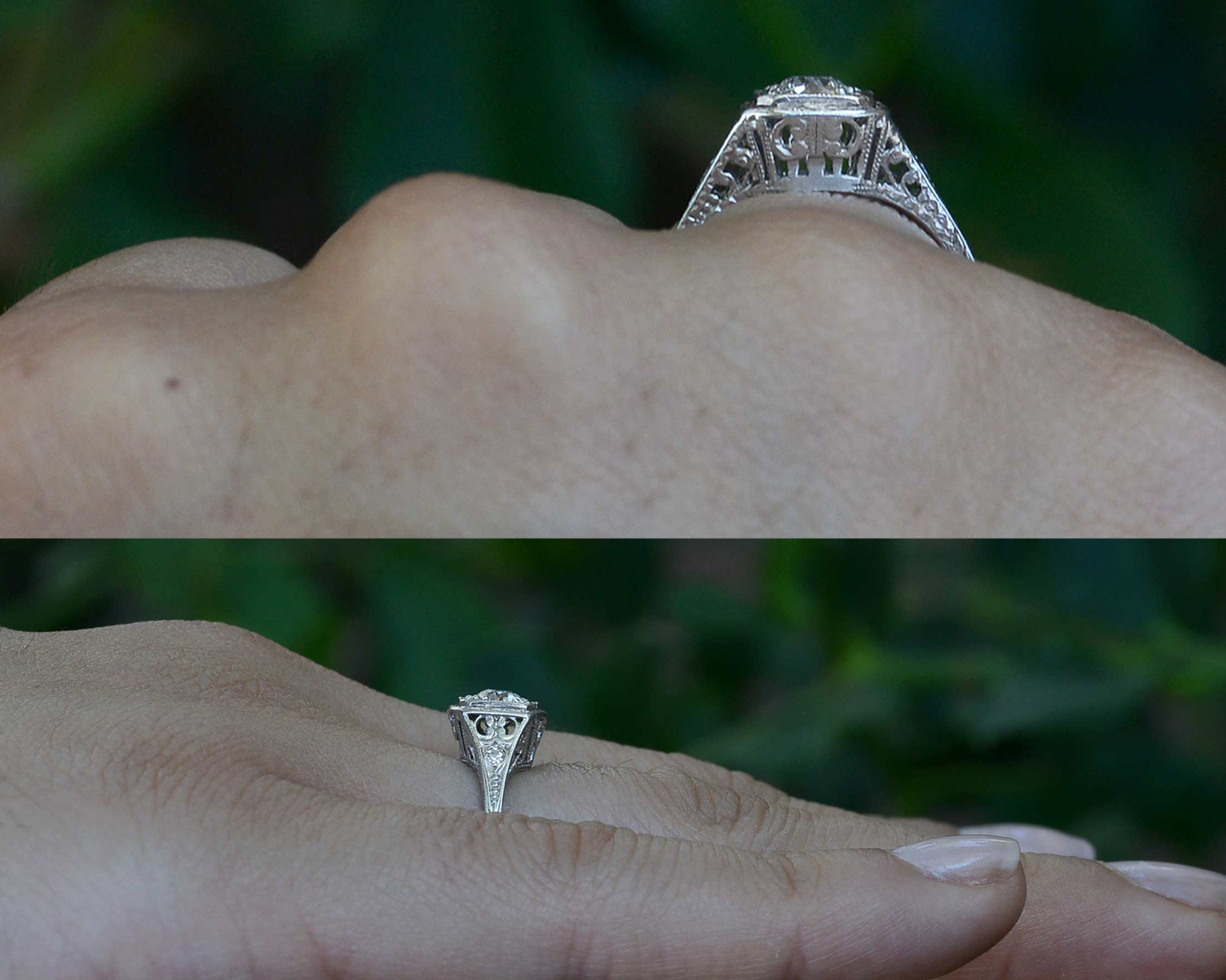 Solitaire Engagent Ring