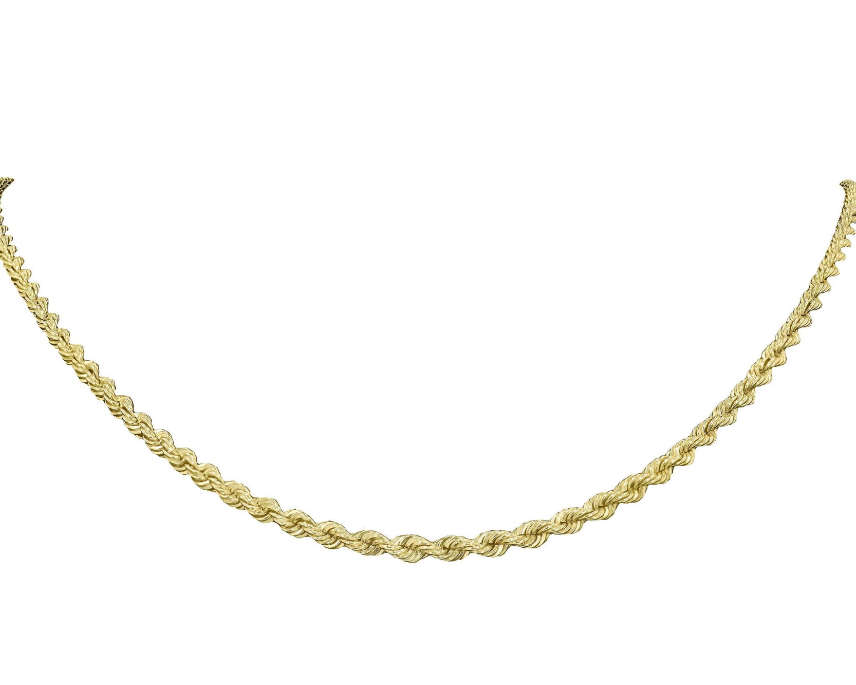 Vintage Tiffany & Co. Long Gold French Rope Chain