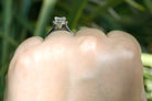 GIA Certified 2 Carat Diamond Halo Engagement Ring